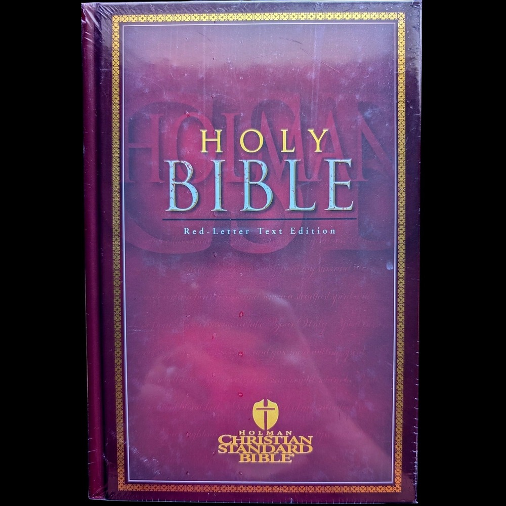 Holman Christian Standard Bible Red Letter Hardcover New Sealed 9781586400682